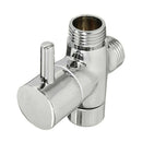 Three Way T-adapter Valve For Toilet Bidet Shower Head Diverter Valve Durable