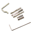 Multi-Function 7 In 1 Adjustable Stitching Groover Crease Leather Tools DIY Set
