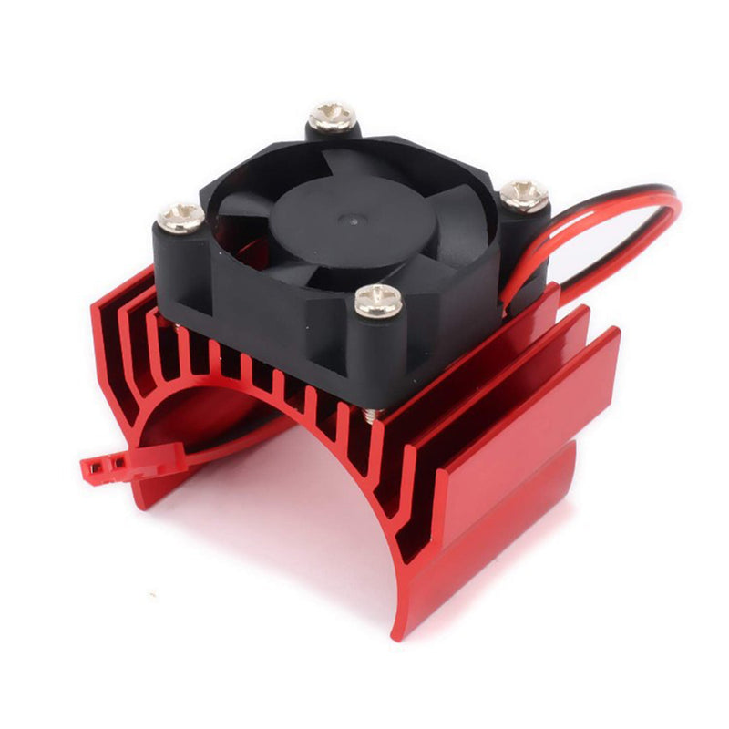 Metal Heat Sink With Cooling Fan Parts for 1/10 HSP RC Car 540/550/3650 Motor