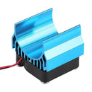 Metal Heat Sink With Cooling Fan Parts for 1/10 HSP RC Car 540/550/3650 Motor