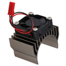 Metal Heat Sink With Cooling Fan Parts for 1/10 HSP RC Car 540/550/3650 Motor