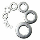 580pcs 304 Stainless Steel Flat Washers Kit For M2 M2.5 M3 M4 M5 M6 M8 M10 M12