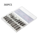 360x Watchmaker Watch Band Spring Bars Strap Link Pins Steel Repair Kit Tool