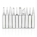 10X Iron Tips For Hakko Soldering Rework Station 900M-T-B/900M-T-I/900M-T-K
