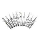 10X Iron Tips For Hakko Soldering Rework Station 900M-T-B/900M-T-I/900M-T-K