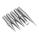 5pcs/set Pure Copper ETA ETB ETD ETS ETT Lead-free Soldering Iron Tips for Welle