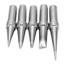 5pcs/set Pure Copper ETA ETB ETD ETS ETT Lead-free Soldering Iron Tips for Welle