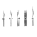 5pcs/set Pure Copper ETA ETB ETD ETS ETT Lead-free Soldering Iron Tips for Welle