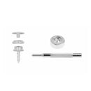 62x Snap Fastener Stainless Steel Canvas Screw Press Stud Boat Cover Tools Kit