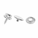 62x Snap Fastener Stainless Steel Canvas Screw Press Stud Boat Cover Tools Kit