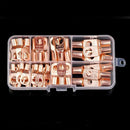 New 60PCS SC Tinned Copper Lug Ring Wire Connectors Bare Cable Terminal Set