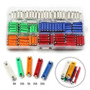 200pcs 5A 8A 10A 16A 25A Continental Fuses Torpedo Ceramic Fuses Assorted Kit