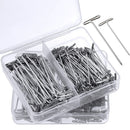 150x Steel T-pins 2 Inch 1-1/ 2 Inch for Blocking Knitting Modelling and Craft