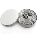 12pcs Stainless Steel Round Mousse Cake Ring Mold Cookie Cutter Baking Tools