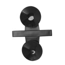 10Pcs Black Plastic Aquarium Tank Suction Cup 60mm x 5mm Glass Clips Durable