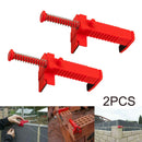 2X Brick Liner Runner Wire Drawer Bricklaying Trowel Fixer Building Construction