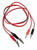 Durable 1M Alligator Test Hook Lead Clip To Banana Plug Probe Cable Wire