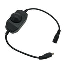 Adjustable 12VDC PWM Manual Knob Dimmer Switch With Button for LED Strip Light