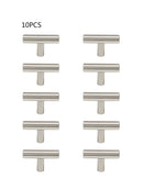T-shaped Hollow Cabinet Handle Kitchen Wardrobe T Bar Pull Hardware 10*50mm
