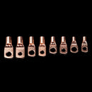 60x Copper Ring Lug Terminal Open Barrel Wire Crimp Connector Heat Shrink Tubing