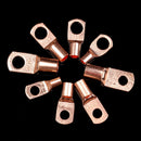 60x Copper Ring Lug Terminal Open Barrel Wire Crimp Connector Heat Shrink Tubing