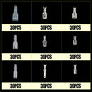 270PCS 2.8mm/4.8mm/6.3mm Female Male Spade Connectors Wire Crimp Terminals