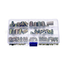 100pcs M4/M5/M6/M8/M10 Hex Drive Screws Threaded Insert Nuts Kits Wood Furniture