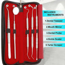 5 pcs Stainless Steel Dentist Tools Hygiene Teeth Oral Clean Tooth Dental Kit