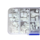 250X 2 pin 3 pin 4 Pin 2.54mm Terminal Housing PCB Header Wire Connectors w/ Box