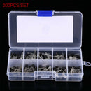 200pcs 10Types NPN PNP Power Transistor Kit Set BC337 BC547 2N2222 S8050 w/ Box