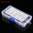 200pcs 10 Values TO-92 NPN PNP Power Transistor Assortment Kit With Plastic Box