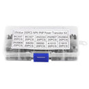 200pcs 10Types NPN PNP Power Transistor Kit Set BC337 BC547 2N2222 S8050 w/ Box