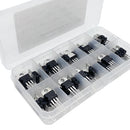 50 pcs 10 Values TO-220 Power Transistor Assortment Kit w/ Box LM317T L7805 New