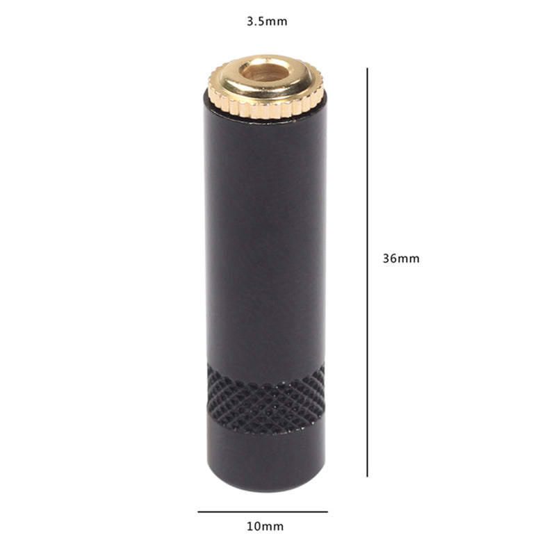 Stereo Aux Female to Female F/F Coupler Audio Adapter Extension Jack 3.5mm