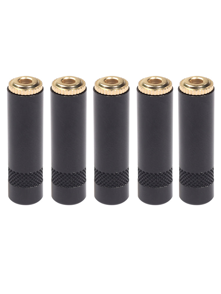 5x 3.5mm Stereo Female to Female Adapter Audio Converter Jack Coupler Headphone