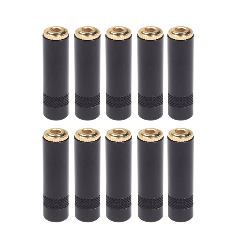 5x 3.5mm Stereo Female to Female Adapter Audio Converter Jack Coupler Headphone