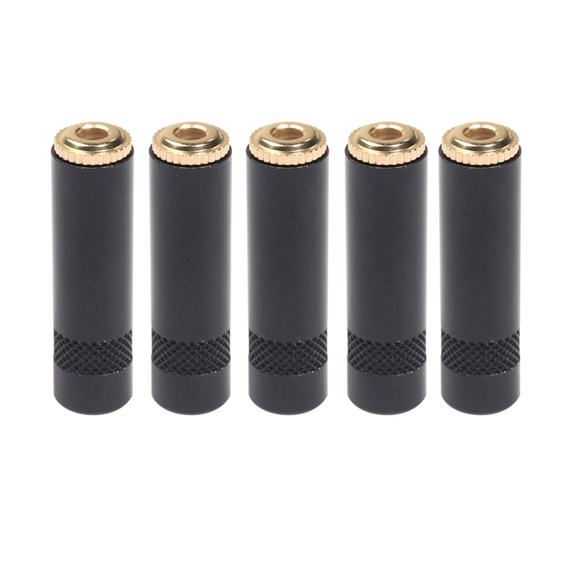 5x 3.5mm Stereo Female to Female Adapter Audio Converter Jack Coupler Headphone