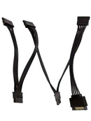 SATA Power 15 Pin 1 Male To 5 Female Splitter Hard Drive Adapter Cable HDD SSD