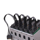 15Pin SATA 1 to 5 Ports Power Supply Extension Cable 4 HDD SSD Right T splitter