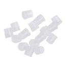 50* Metal LED Holder Chrome Plated Fixing Hex Nut Suitable For Use With 5mm LED