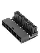 Female ATX 24Pin to 24pin Male 90 Degree Power Adapter Mainboard Good Quality