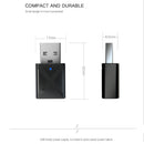 USB Dongle Bluetooth Transmitter Wireless Audio Stereo Adapter 3.5 AUX Receiver