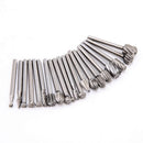 20 x HSS Carbide Burr Set Rotary Drill Bits Die Grinder Carving Engraving Tools