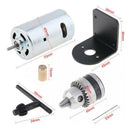 Mini Hand Drill DIY Lathe Press 555 Motor Ball Bearing Mounting Bracket DC12-36V