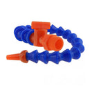 5pcs 1/4'' 300mm Plastic Flexible Water Oil Cooling Tube with Round Head Nozzle