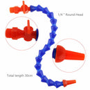 Flat Head Nozzle Milling / Lathe 3/8 Inch 385mm Flexible Water Oil Cooling Tube