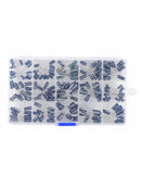200Pcs 15 values Radial Electrolytic Capacitors Assortment Kit 0.1uF-220uF