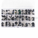 200Pcs 15 values Radial Electrolytic Capacitors Assortment Kit 0.1uF-220uF
