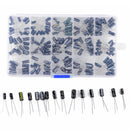 200Pcs 15 values Radial Electrolytic Capacitors Assortment Kit 0.1uF-220uF