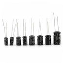 500 Pcs Electrolytic Capacitor Assortment Kits 0.1UF-1000UF 24 Values With Box